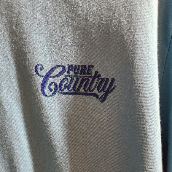 Pure Country Dog Jeep Lake Tee 🐾🚙 Blue Graphic Shirt Unisex Outdoor Life - Picture 4 of 4